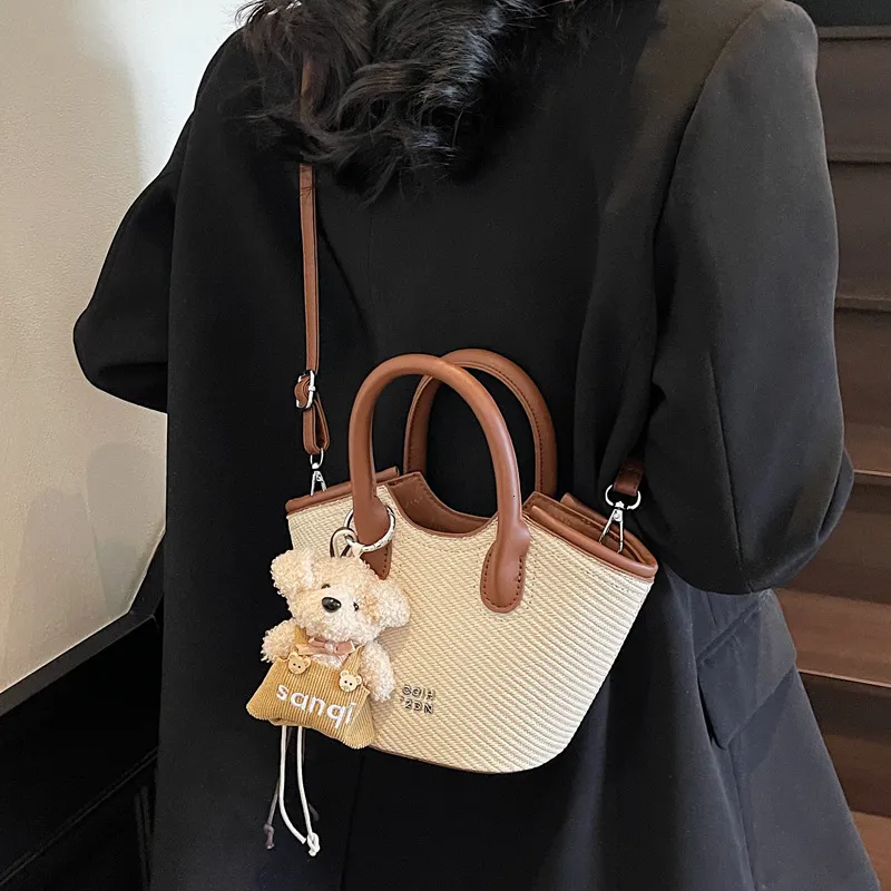 2025S Urban Chic Women's Crossbody – Color-Block Shoulder & Handheld Bag for Spring/Summer - Image 13