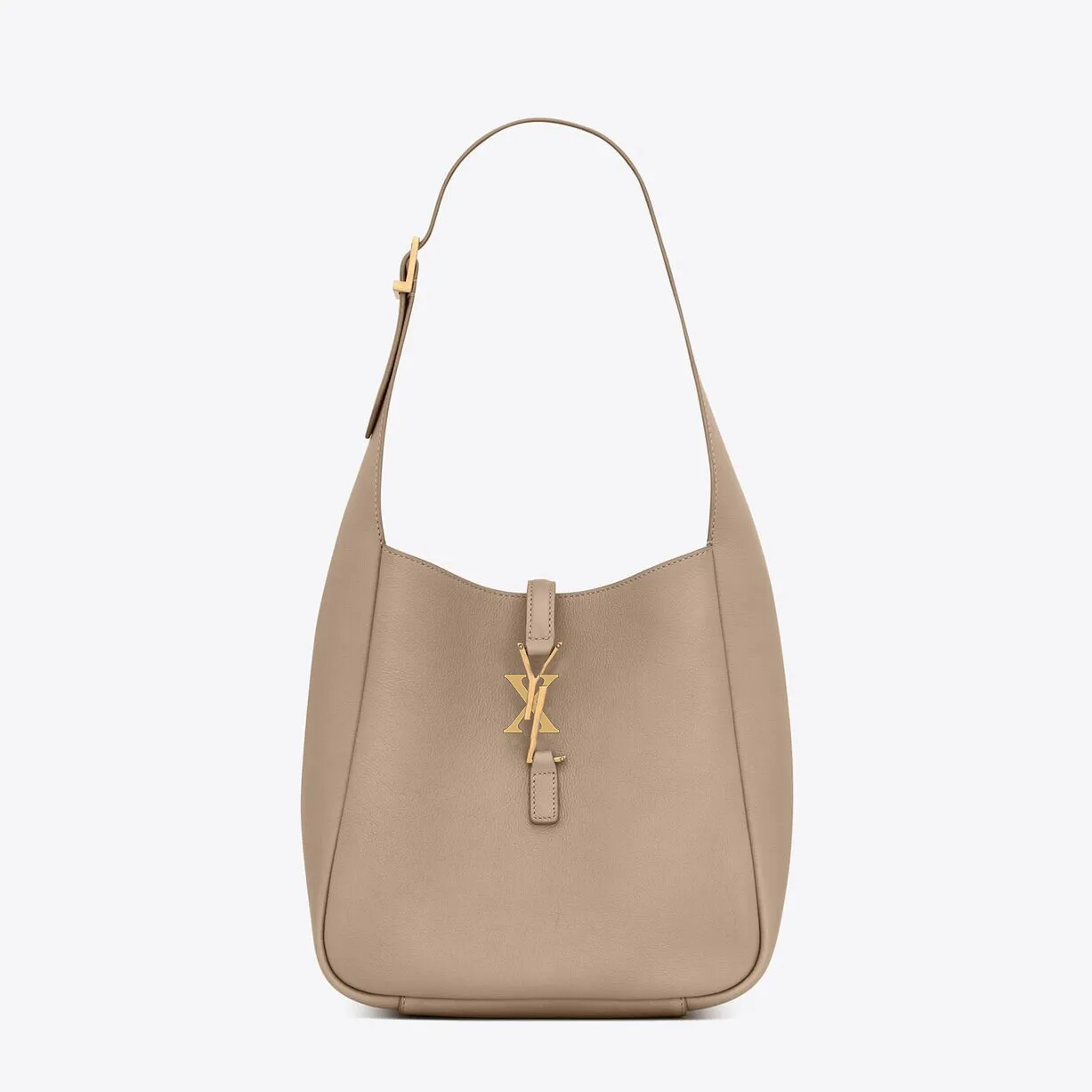 Designer Open Wandering Leather Underarm Bag – Women’s Bucket Style with Gold Hardware - Image 2