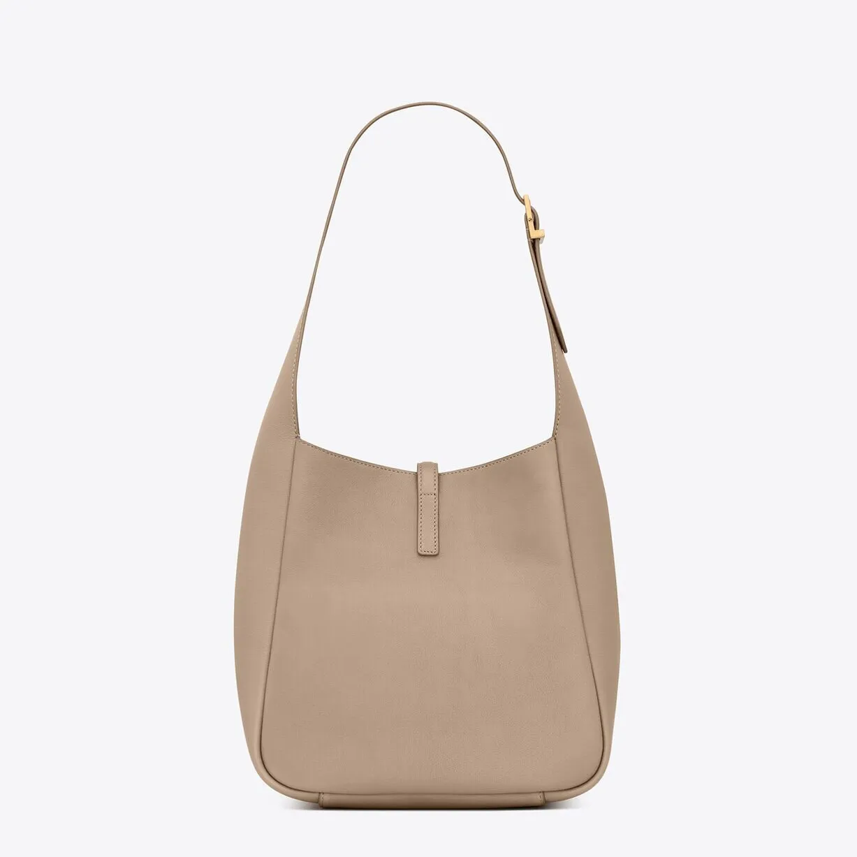 Designer Open Wandering Leather Underarm Bag – Women’s Bucket Style with Gold Hardware - Image 4