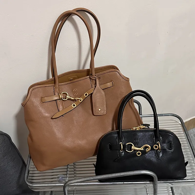 Halloween Tote Bag - Designer Sheepskin Leather Shoulder Handbag for Women, Large Capacity Travel & Shopping Purse - Image 3