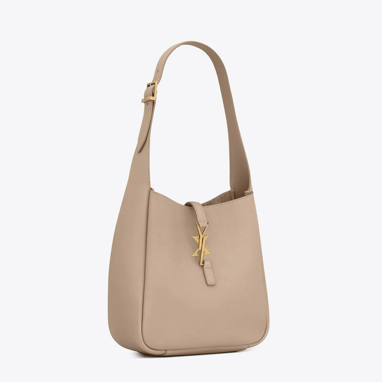 Designer Open Wandering Leather Underarm Bag – Women’s Bucket Style with Gold Hardware - Image 3