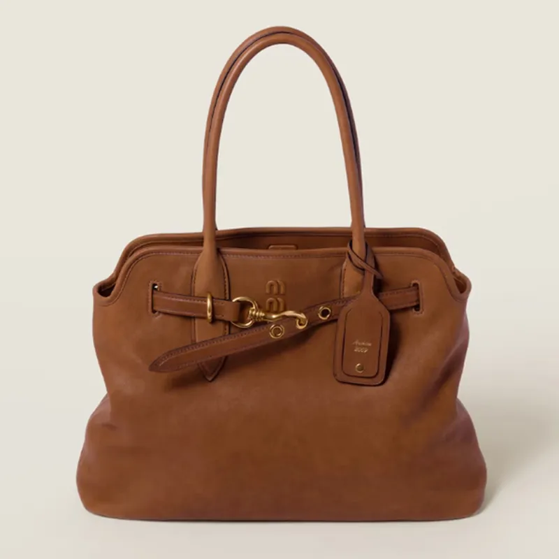 Halloween Tote Bag - Designer Sheepskin Leather Shoulder Handbag for Women, Large Capacity Travel & Shopping Purse