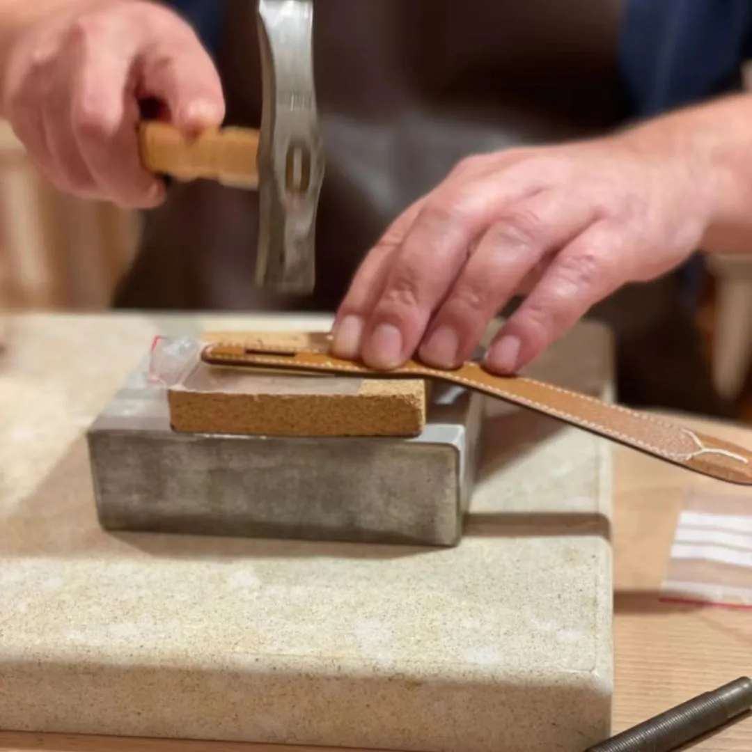 Luxury Handmade French Leather Tote – Designer Shoulder Bag with 24K Gold Finish (25cm / 28cm) - Image 4