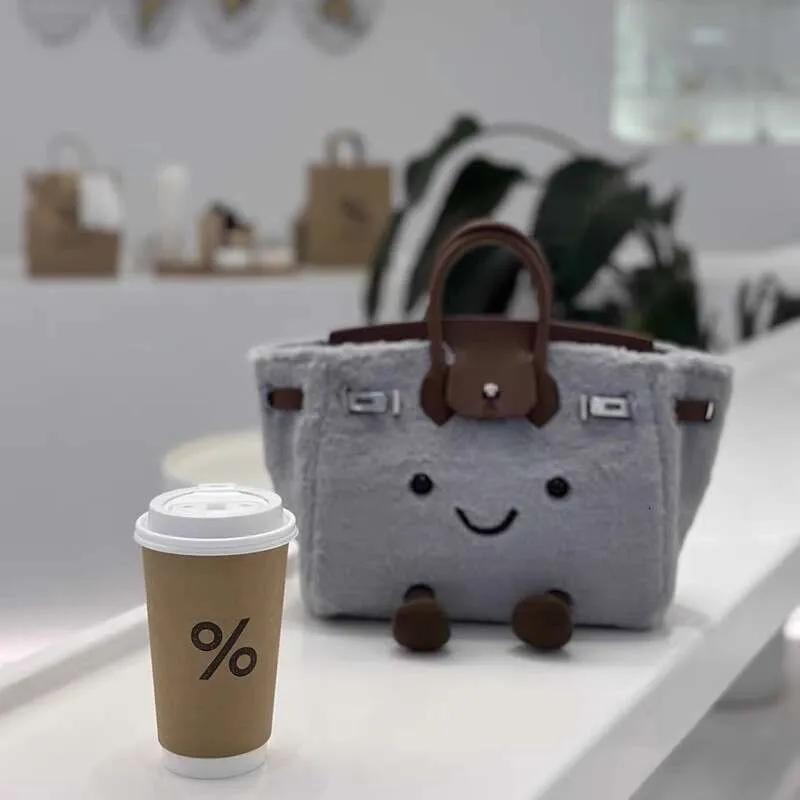 Hot-Selling Cute Plush Storage Tote – Large Capacity Crossbody & Shoulder Bag Gift for Women - Image 6