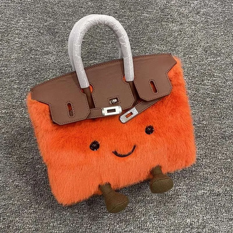 Hot-Selling Cute Plush Storage Tote – Large Capacity Crossbody & Shoulder Bag Gift for Women