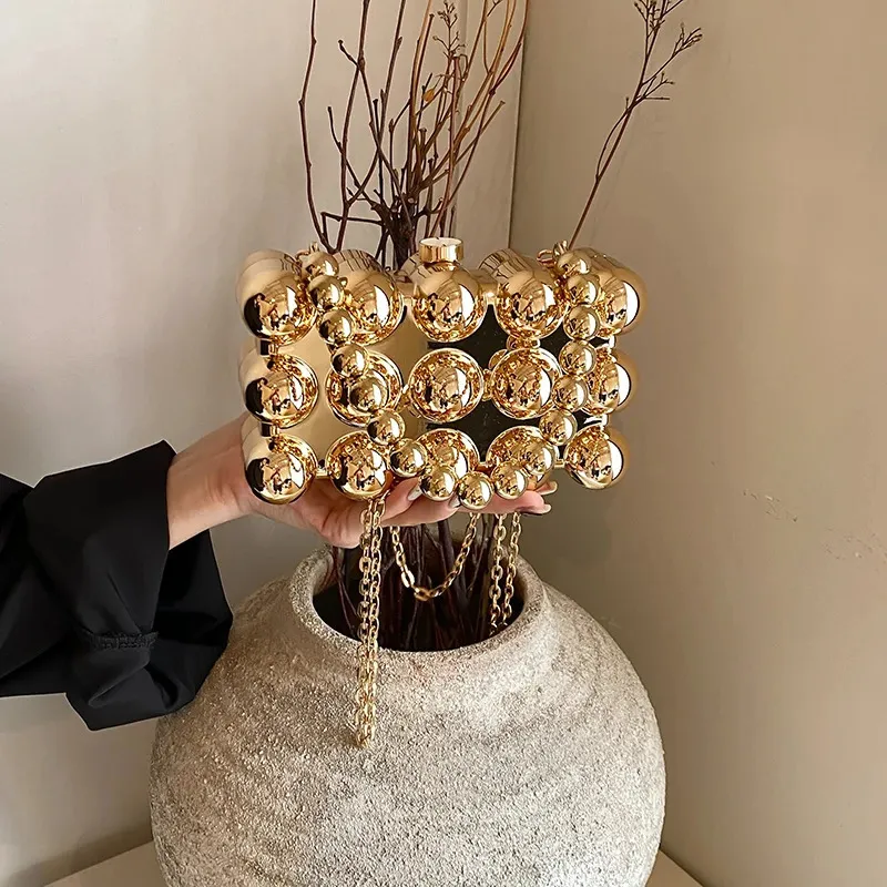 Acrylic Square Clutch Purse – Modern Crossbody Evening Bag with Detachable Strap for Weddings & Parties - Image 13