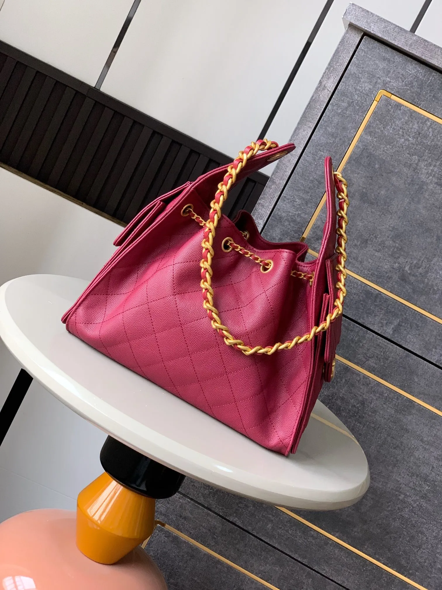 2025 Designer Leather Shoulder Bag – High-Quality Large Capacity Retro Underarm Purse with Chain & Embroidery - Image 7