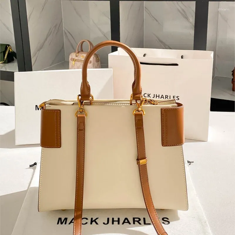 2024 Retro Color-Block Shoulder Bag – High-End Designer Style Crossbody Handbag for Women - Image 7