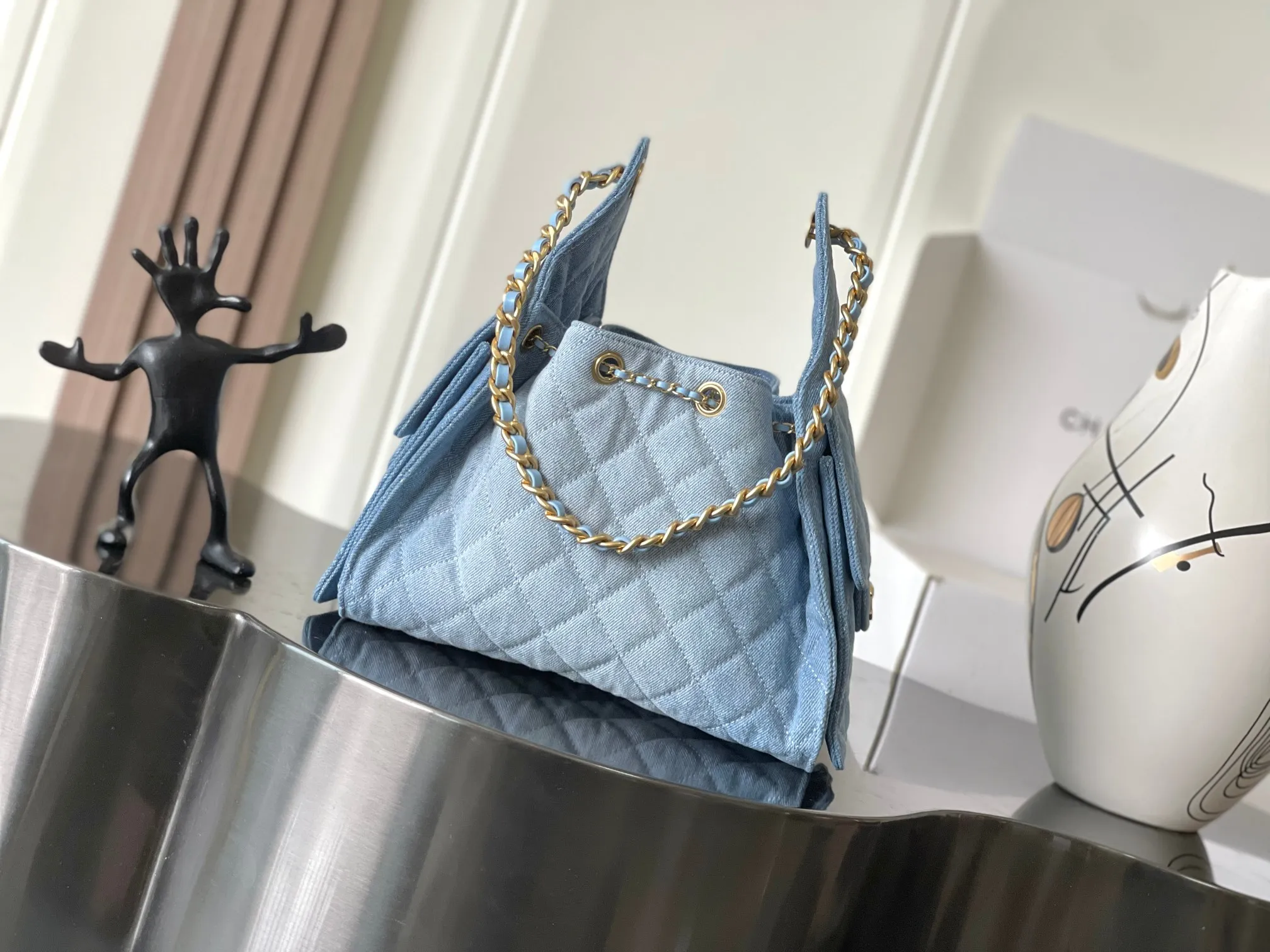 2025 Designer Leather Shoulder Bag – High-Quality Large Capacity Retro Underarm Purse with Chain & Embroidery - Image 17