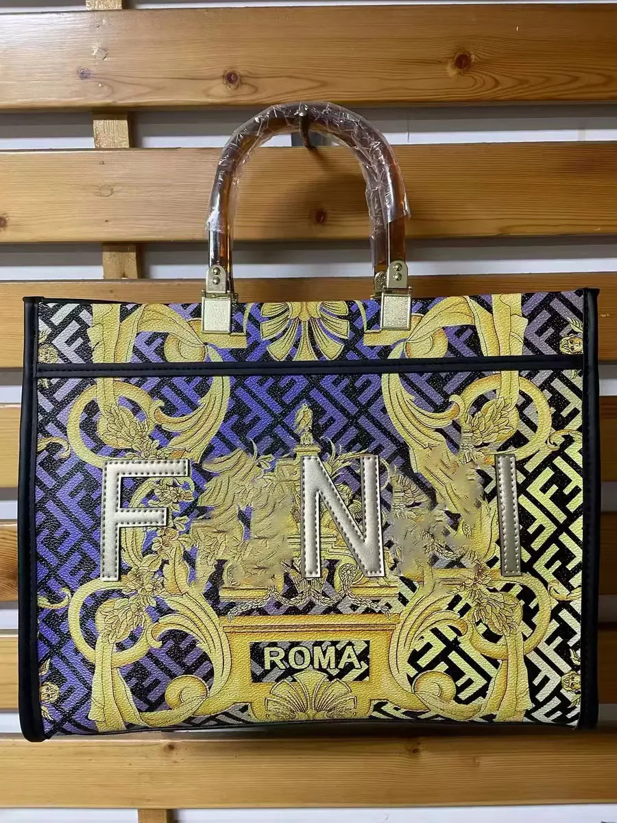 2025 Luxury Printed Tote & Flap Crossbody – Large Capacity Fashion Shoulder Bag for Women - Image 6