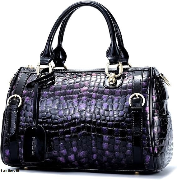 Genuine Leather Shoulder Tote Bag for Women – Large Capacity Work & Travel Purse with Zipper and Crossbody Strap - Image 14