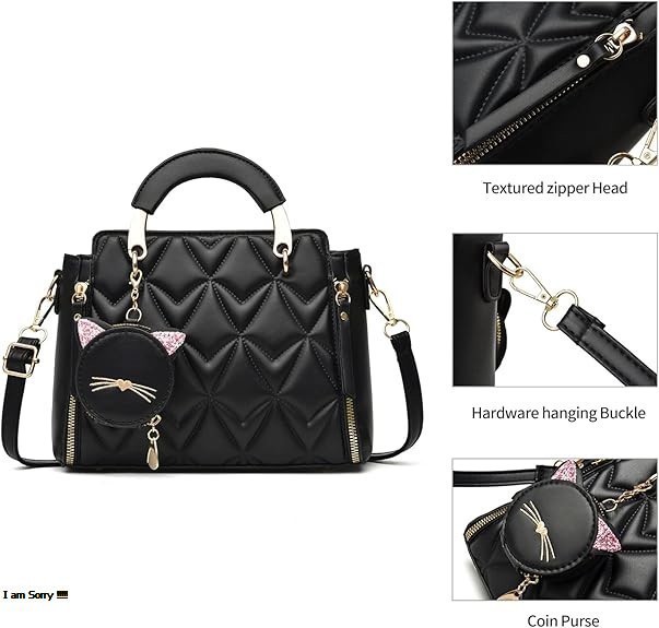 Xiaoyu Women's Fashion Handbag – Small Crossbody & Top Handle Satchel Shoulder Tote - Image 11