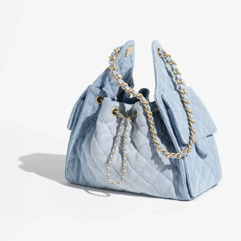 2025 Designer Leather Shoulder Bag – High-Quality Large Capacity Retro Underarm Purse with Chain & Embroidery