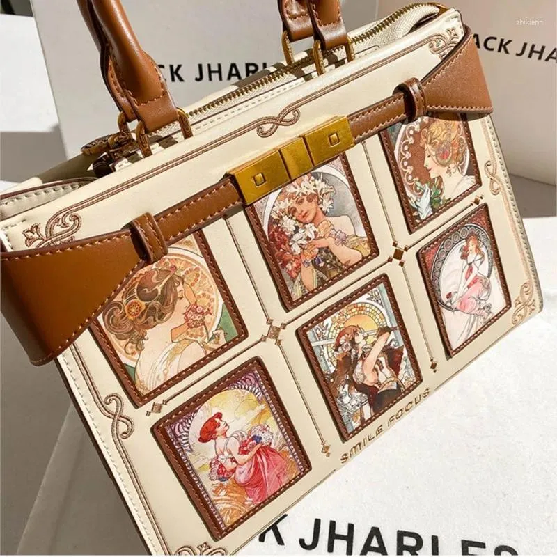 2024 Retro Color-Block Shoulder Bag – High-End Designer Style Crossbody Handbag for Women - Image 4