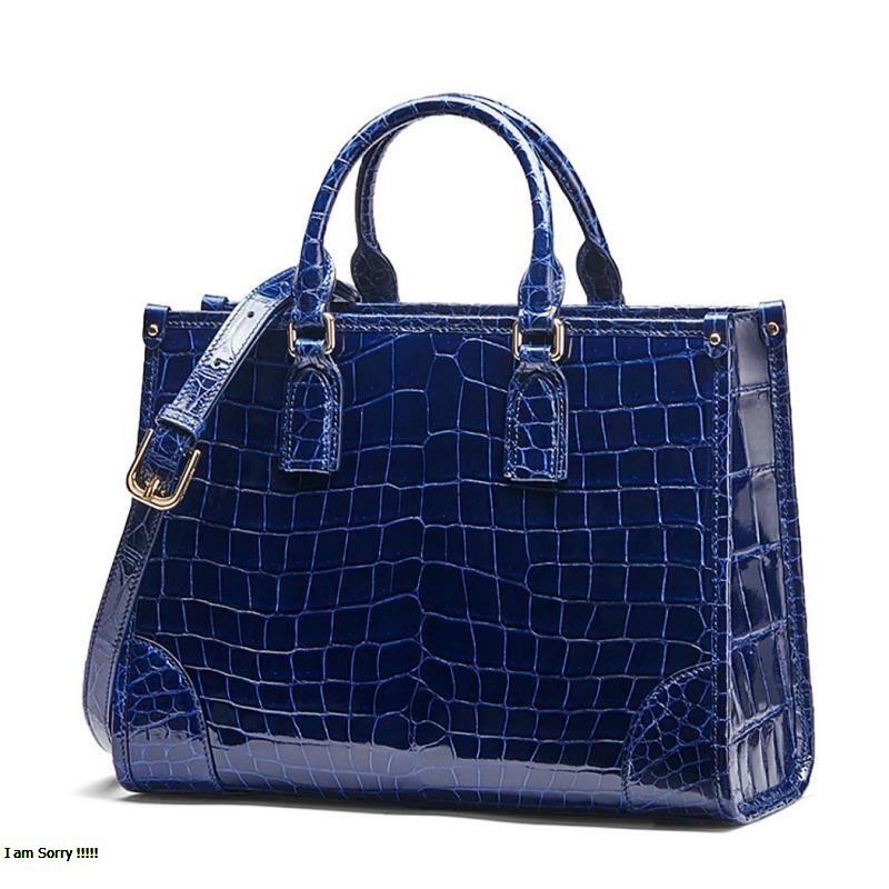 Alligator Leather Satchel – Women's Shoulder Handbag & Elegant Work Purse - Image 9