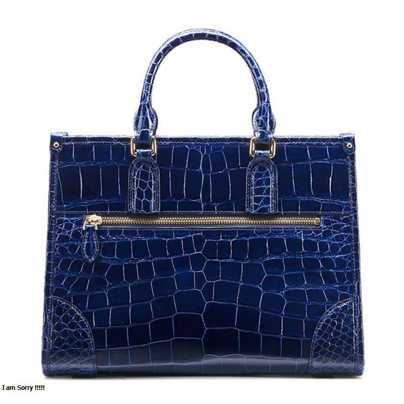 Alligator Leather Satchel – Women's Shoulder Handbag & Elegant Work Purse - Image 10