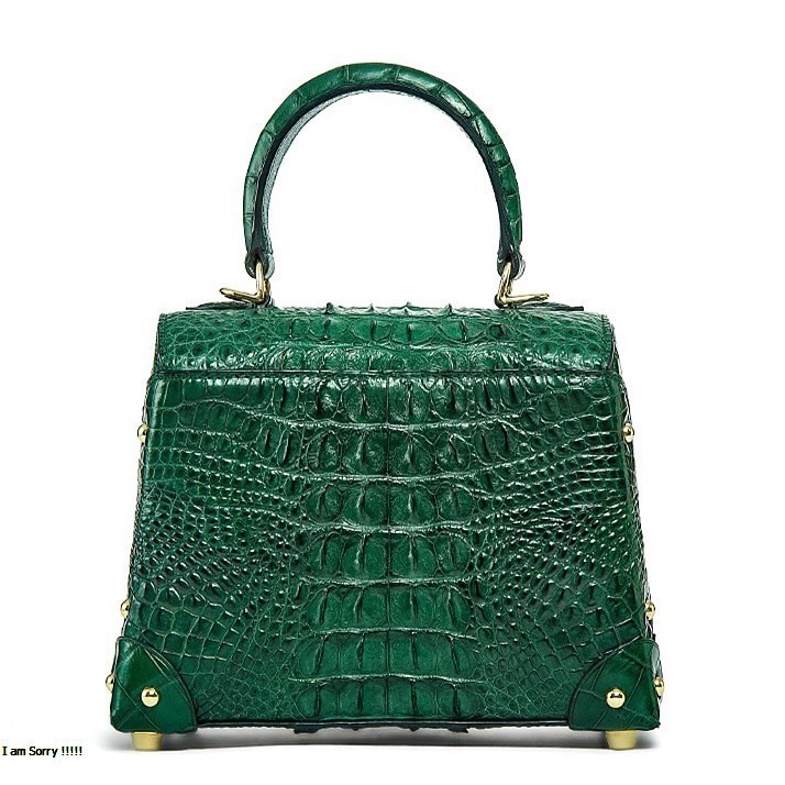 Designer Crocodile Leather Handbag – Luxury Crossbody Bag for Women - Image 3