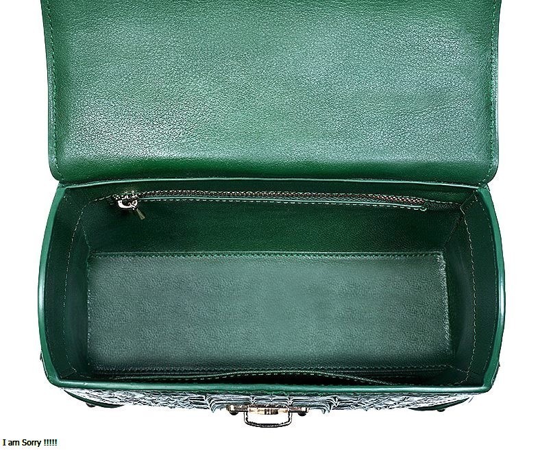 Designer Crocodile Leather Handbag – Luxury Crossbody Bag for Women - Image 6