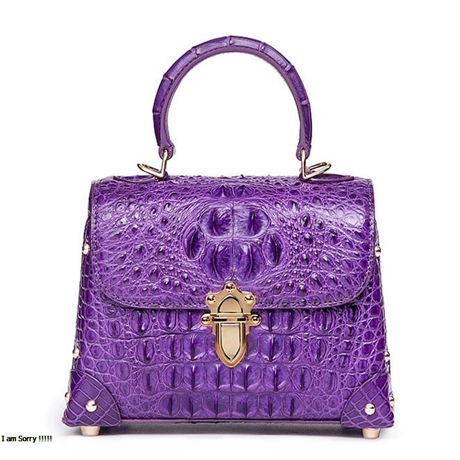 Designer Crocodile Leather Handbag – Luxury Crossbody Bag for Women