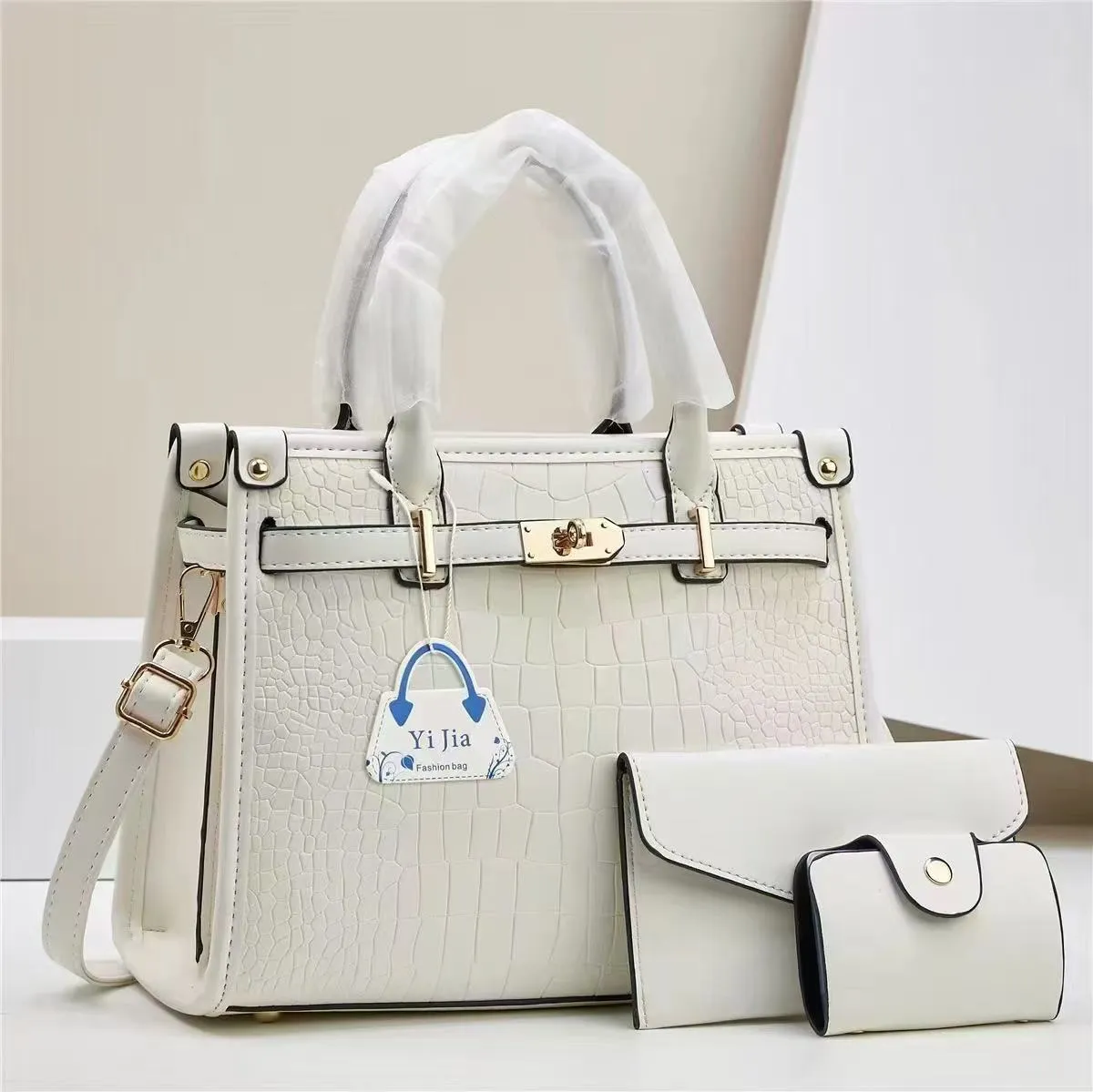 Chic Crocodile Pattern Casual Handbag for Women – Trendy Loose-Fit Shoulder Bag with Free Shipping