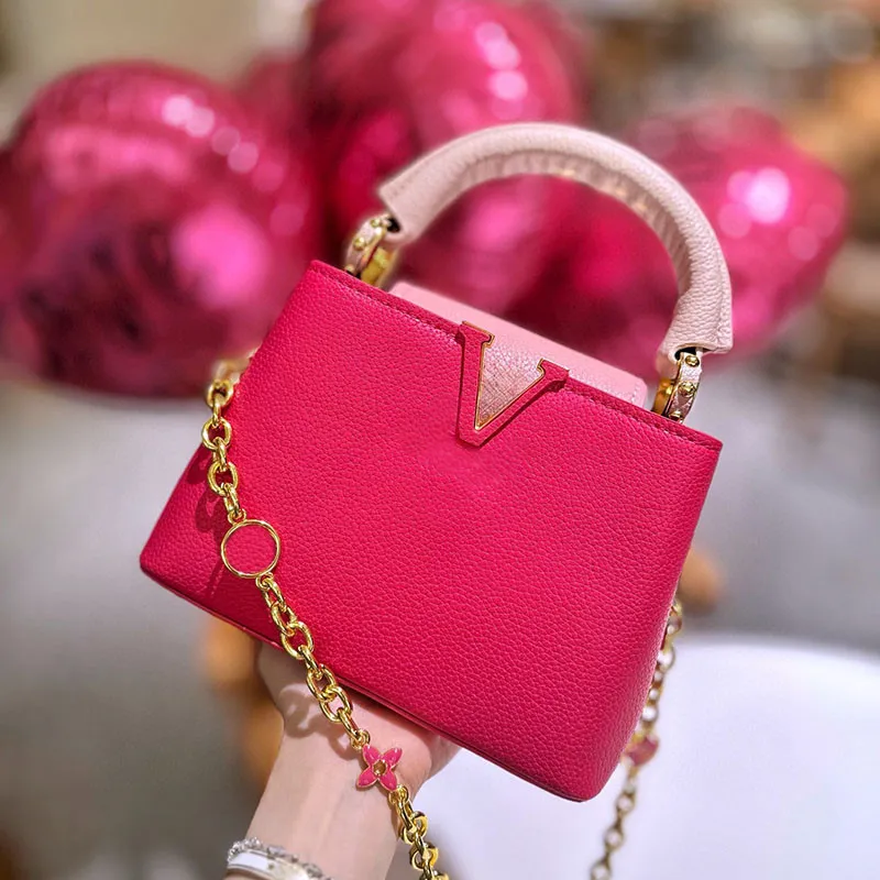 Capucines Mini Designer Leather Bag – Luxurious Women’s Crossbody, Shoulder & Messenger Handbag