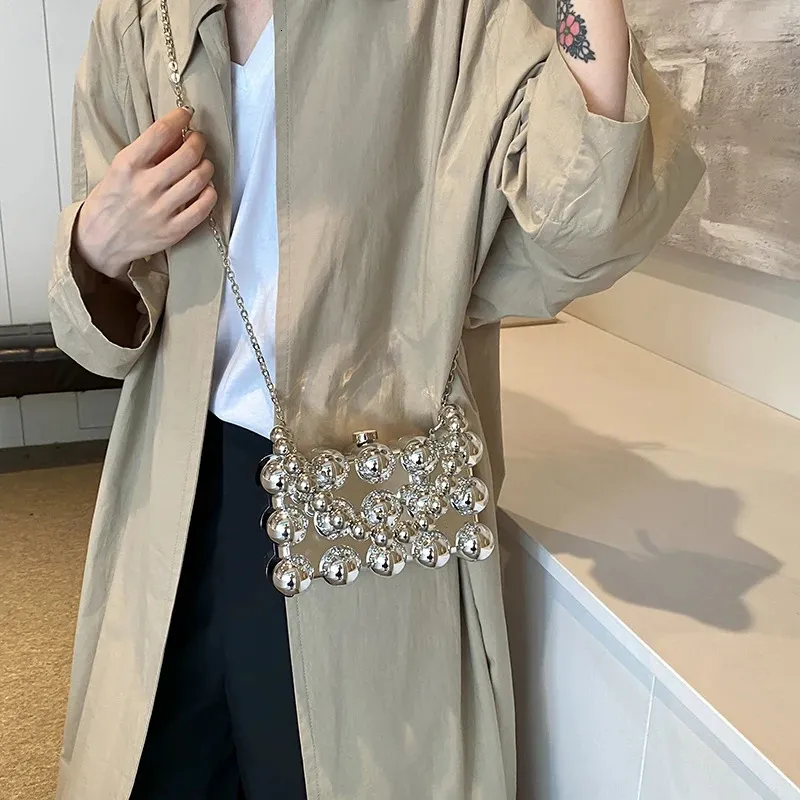 Acrylic Square Clutch Purse – Modern Crossbody Evening Bag with Detachable Strap for Weddings & Parties - Image 6