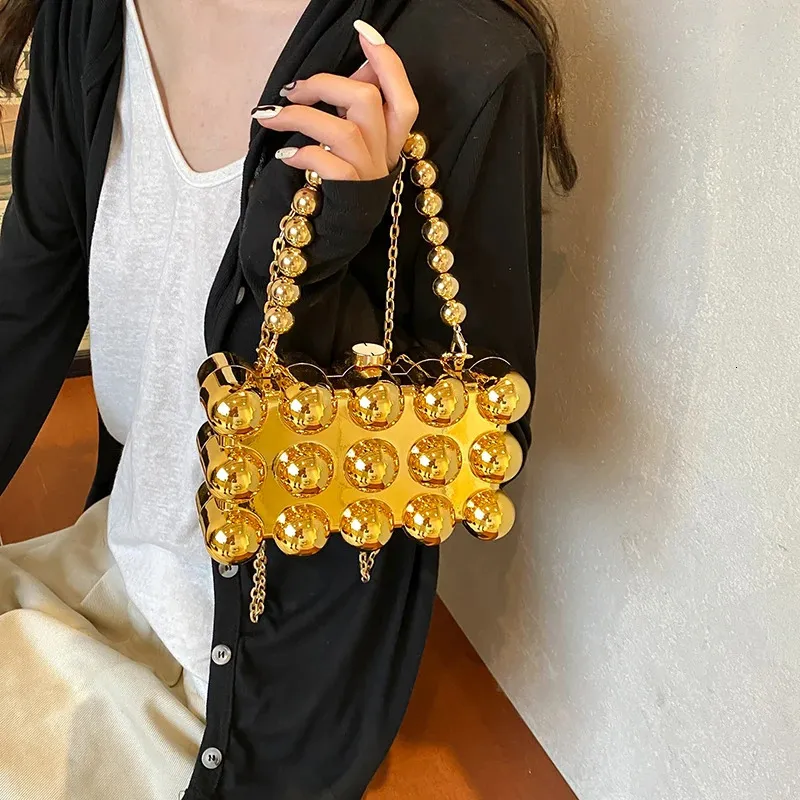 Acrylic Square Clutch Purse – Modern Crossbody Evening Bag with Detachable Strap for Weddings & Parties - Image 9