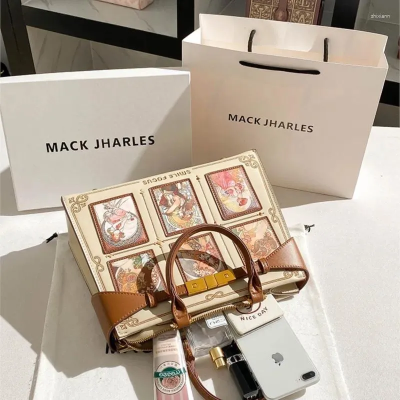 2024 Retro Color-Block Shoulder Bag – High-End Designer Style Crossbody Handbag for Women - Image 6