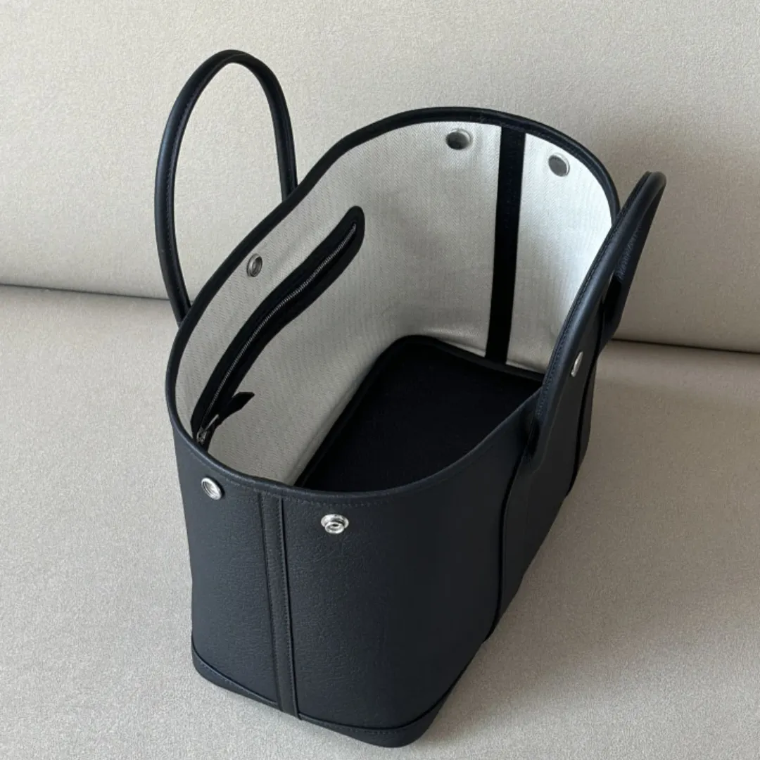 19A Classic Fashion Tote – Casual Commuter Handbag in Original Negonda Cowhide with Exquisite Button Detail (30cm / 36cm) - Image 8