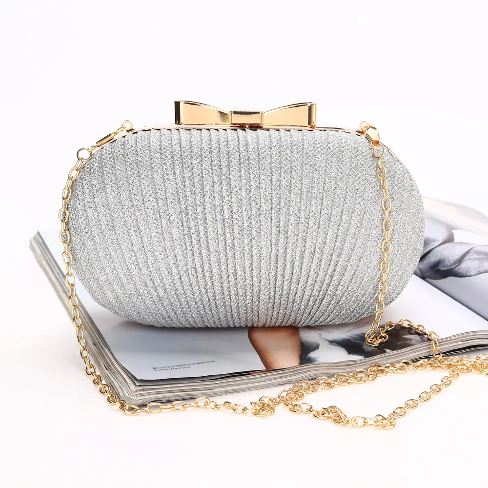 Bling Gold & Silver Sparkle Bridal Clutch – Fashion Crossbody Evening Bag for Brides & Formal Events - Image 3