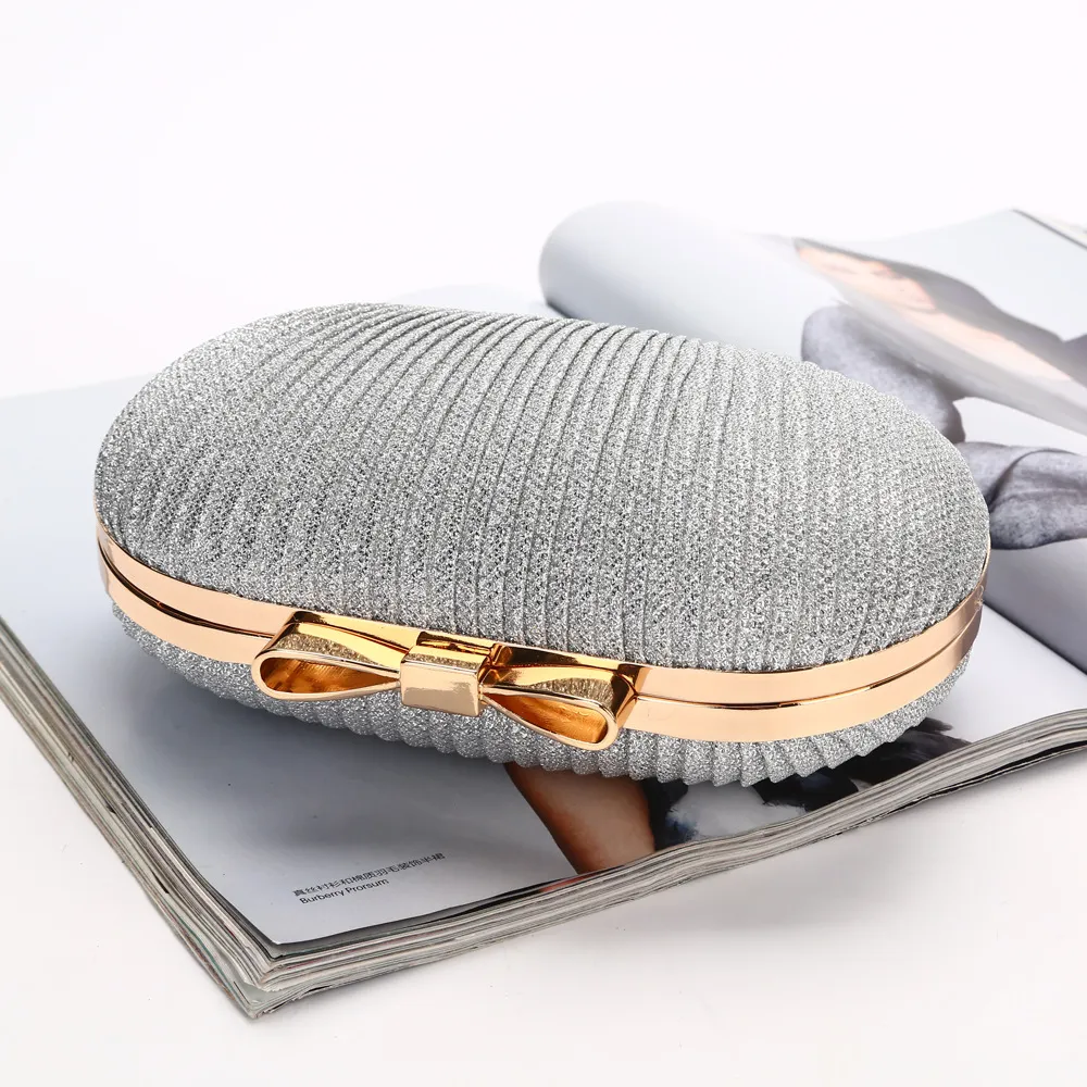 Bling Gold & Silver Sparkle Bridal Clutch – Fashion Crossbody Evening Bag for Brides & Formal Events - Image 4