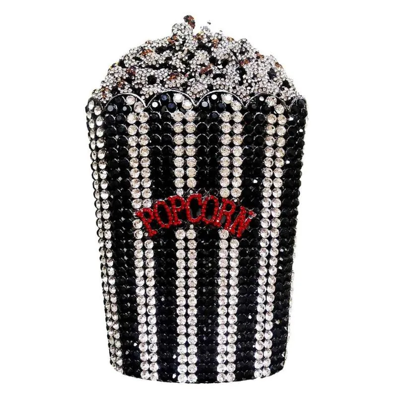 Luxury Popcorn Crystal Clutch – Shiny Designer Evening Purse for Wedding & Party Looks - Image 10